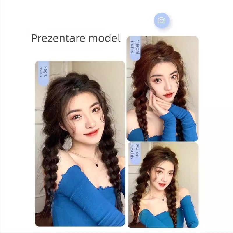 Perucă cu coadă de cal, din fibre rezistente la temperaturi înalte, marca Kenny Wig, pentru femei, nu este potrivită pentru vopsire cu vopsea fierbinte