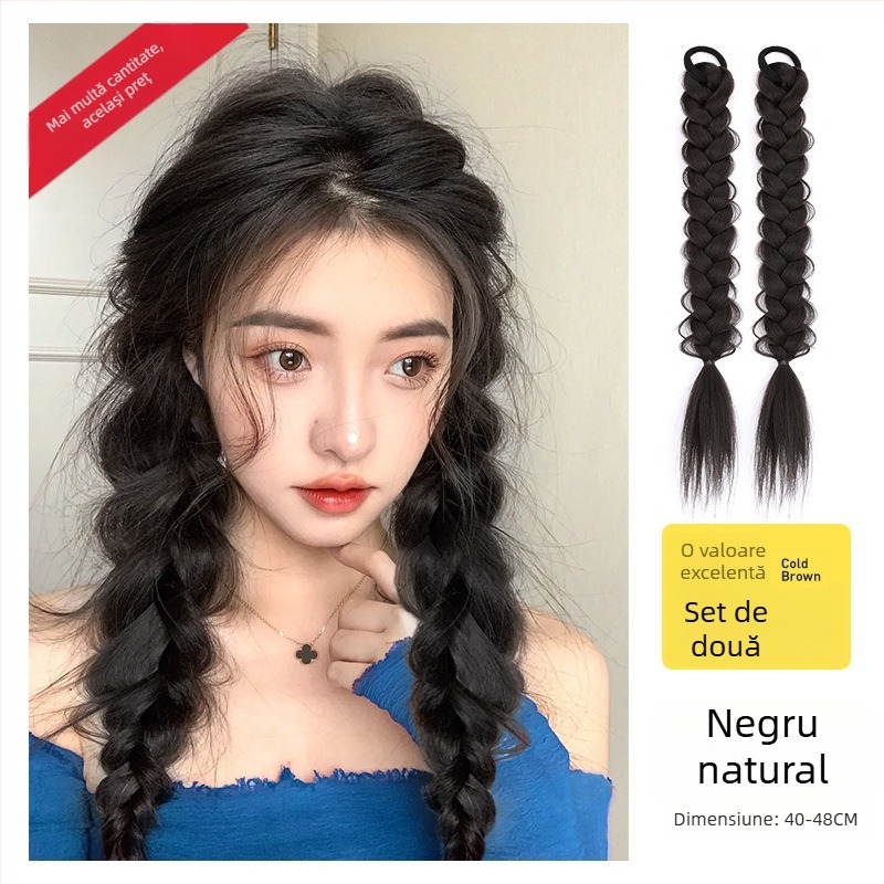 Perucă cu coadă de cal, din fibre rezistente la temperaturi înalte, marca Kenny Wig, pentru femei, nu este potrivită pentru vopsire cu vopsea fierbinte