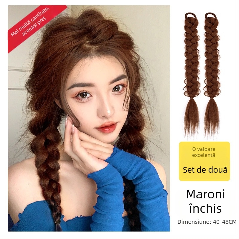 Perucă cu coadă de cal, din fibre rezistente la temperaturi înalte, marca Kenny Wig, pentru femei, nu este potrivită pentru vopsire cu vopsea fierbinte