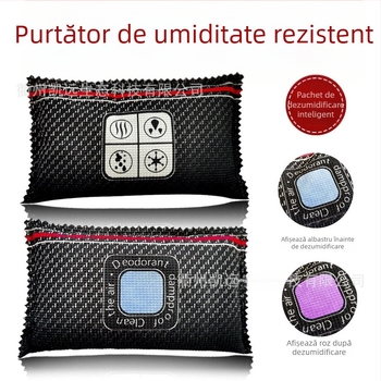 Pungi de silicat de gel pentru dezumidificare cu indicator de schimbare a culorii, 400 g, 20 pachete în cutie, parfum poate fi adăugat, pentru mașină și casă