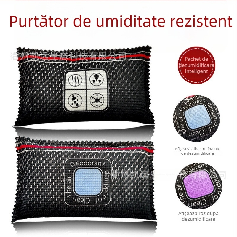 Pungi de silicat de gel pentru dezumidificare cu indicator de schimbare a culorii, 400 g, 20 pachete în cutie, parfum poate fi adăugat, pentru mașină și casă