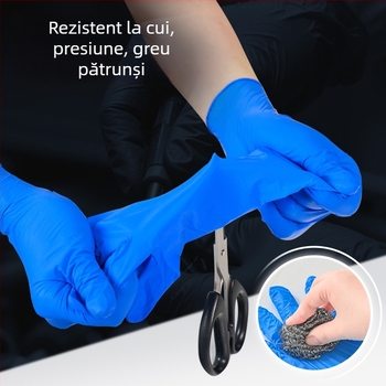 Blue Sail Medical mănuși nitril de unică folosință, întărite, pentru catering și curățenie casnică
