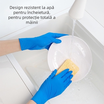 Mănuși de unică folosință Blue Sail Medical pentru catering și menaj
