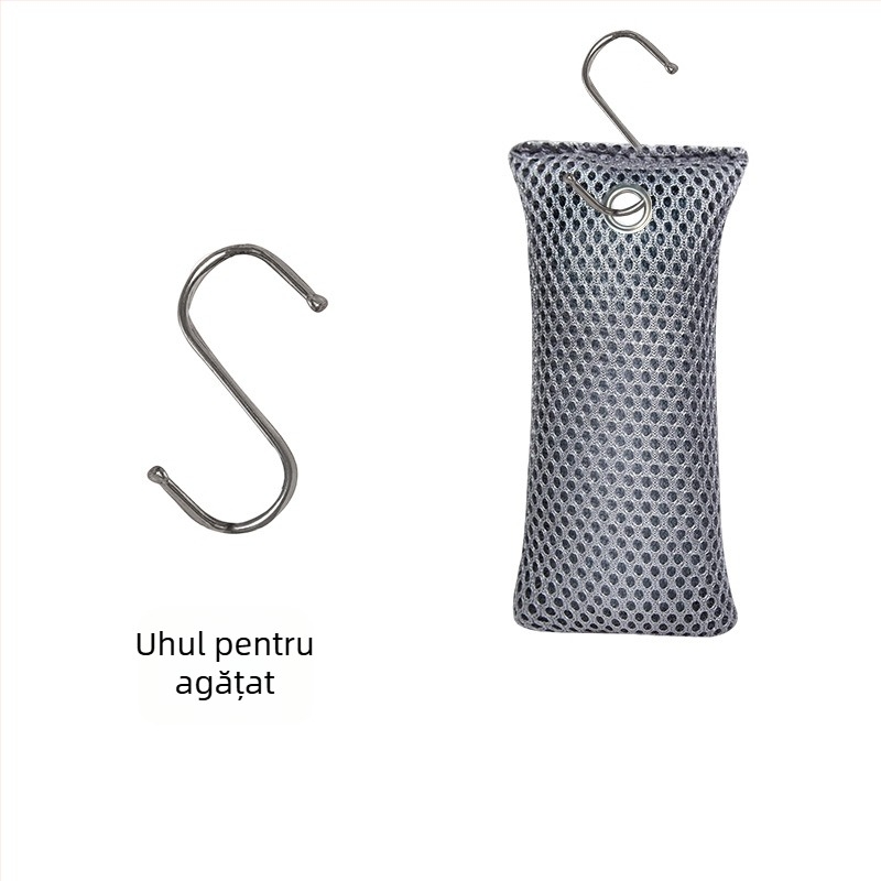 Geantă cu cărbune de bambus pentru eliminarea formaldehidelor, pentru dulapuri și camere, 75 g, aromă de cărbune de bambus