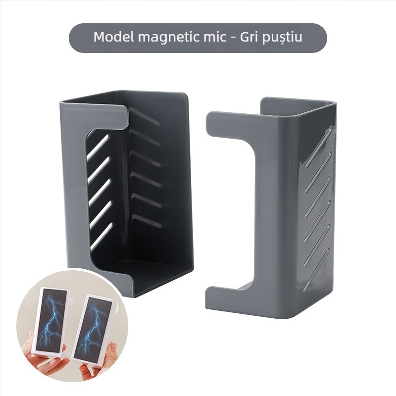 Cutie magnetică pentru șervețele, bucătărie și frigider; suport pentru șervețele umede, din plastic, impermeabil, fără găuri