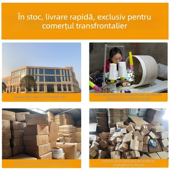 Coș de depozitare împletit din sfoară de banană, capacitate mare, pentru pături, reviste și haine, model 254, stil modern minimalist