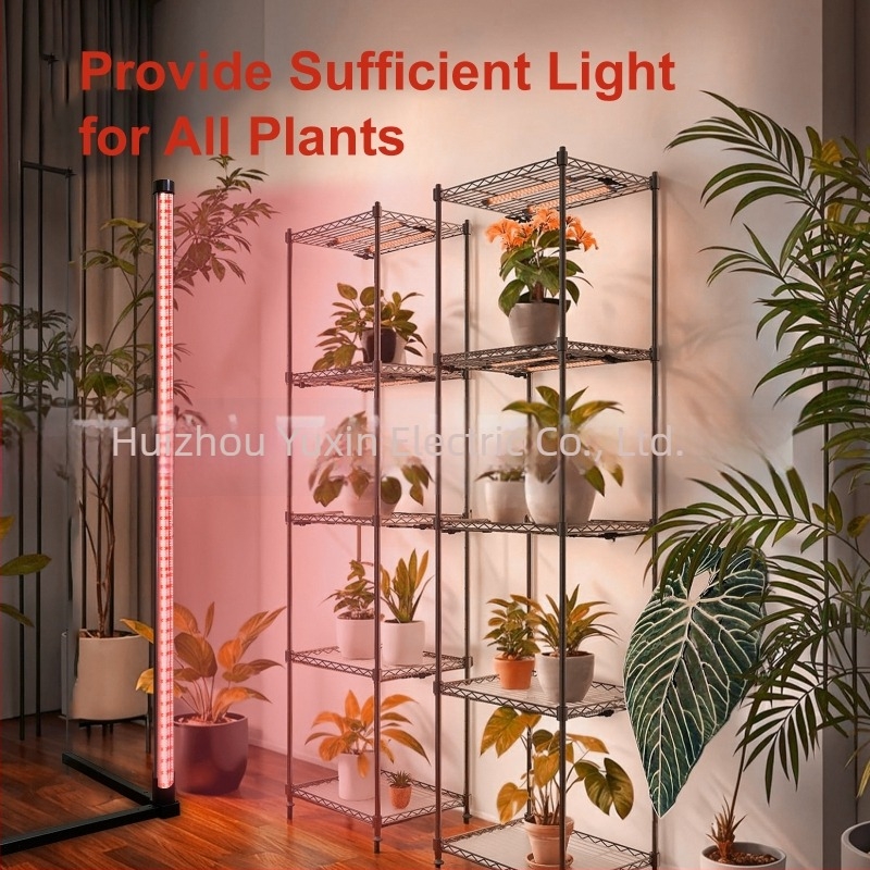 Lampa cu spectru complet pentru plante de interior, carcasă din aluminiu, 85 LED-uri, flux 1000 lm, IP44, intrare 12V