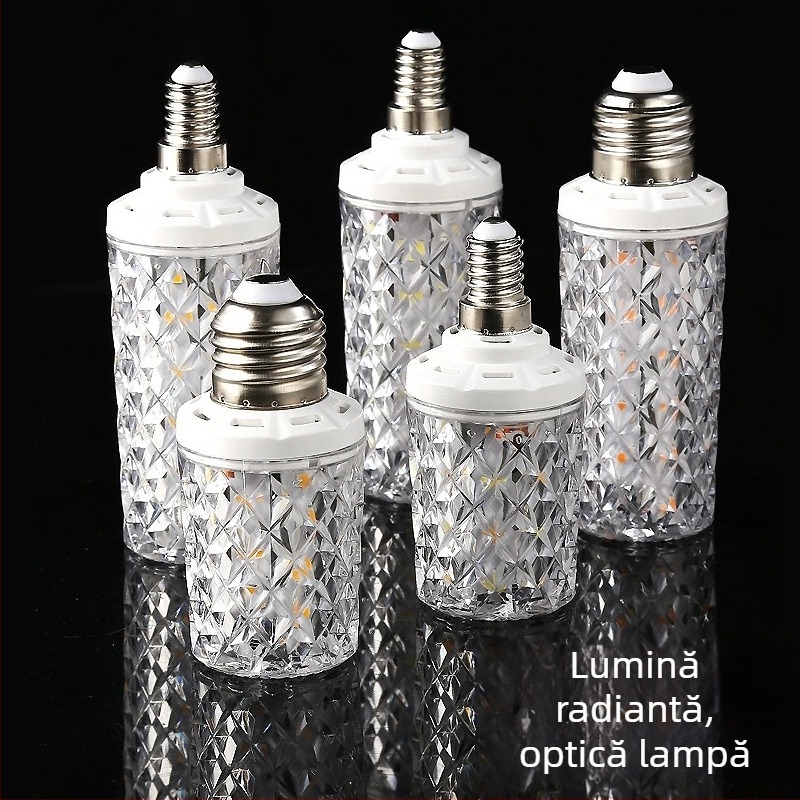 Lampă LED tip porumb cu baze E14/E27/B22 | Alimentare 85-265 V; Fascicul raze 360°; 32/40/48 LED-uri; Temperatură cromatică 3000/4000/6000 K