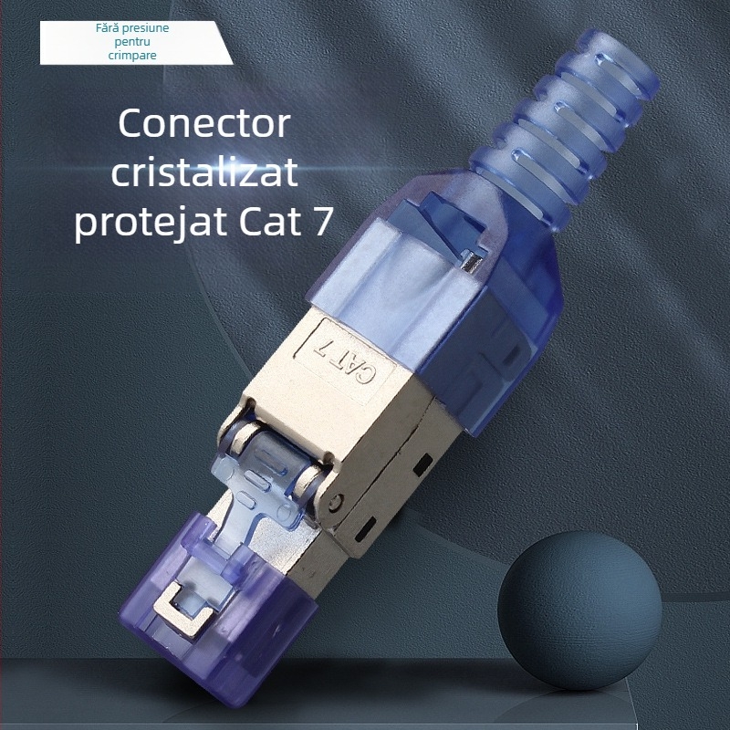 SeTO Conector RJ45 Cat.7 ecranat cu cap cristal pentru aplicații inginerești