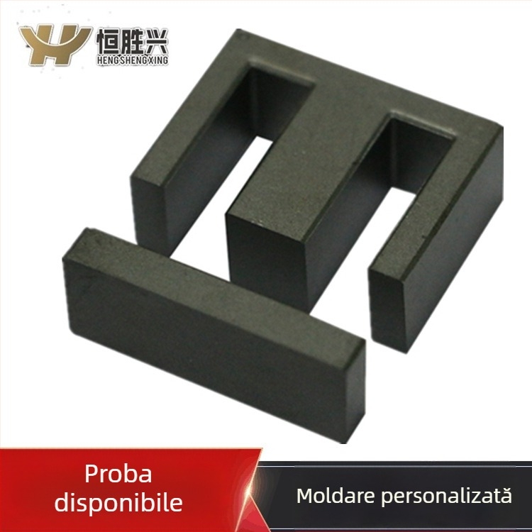 EI40 nucleu magnetic pentru transformatoare de înaltă frecvență și înaltă putere — MnZn ferit, permeabilitate inițială 2300, raport dreptunghiular 5