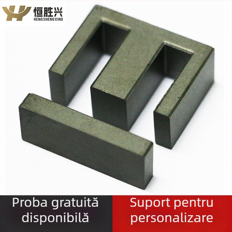 EI40 nucleu magnetic pentru transformatoare de înaltă frecvență și înaltă putere — MnZn ferit, permeabilitate inițială 2300, raport dreptunghiular 5