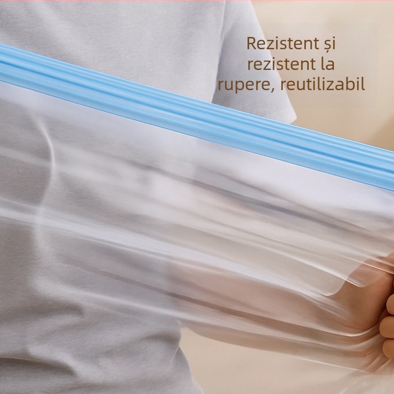 Sac de vid pentru călătorii cu rulare manuală, cu pompă, PET+PE, 180 bucăți în cutie, lansat în 2022