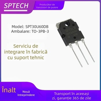 SPTECH SPT30U60DB Diodă cu recuperare rapidă, ambalaj TO-3PN, 30A, 600V