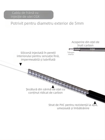 Țeavă de linie pentru frâne și transmisie cu umplere cu ulei pentru biciclete de munte/șosea, metal, Lebycle/Lebaike, personalizabilă, neutră, nepornită la import