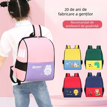 Ghiozdan pentru copii, în stil coreean, cu logo personalizat – ușor, din Oxford, respirabil și rezistent la uzură, model 501, pentru activități de pregătire în afara școlii