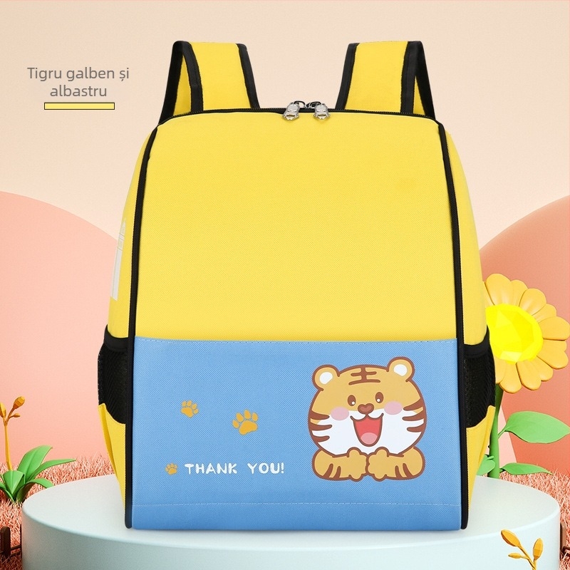 Ghiozdan pentru copii, în stil coreean, cu logo personalizat – ușor, din Oxford, respirabil și rezistent la uzură, model 501, pentru activități de pregătire în afara școlii