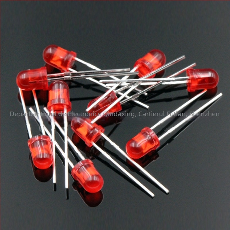 Diodă indicator LED f4UR2-A, 20 mA, 1.8–2.2 V, 0.06 W, unghi de fascicul de 8°