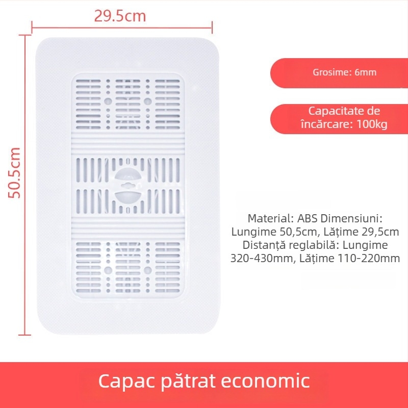 Capac de toaletă tip squat — material PP, brand excellent, fără rezervor de apă, stil modern minimalist