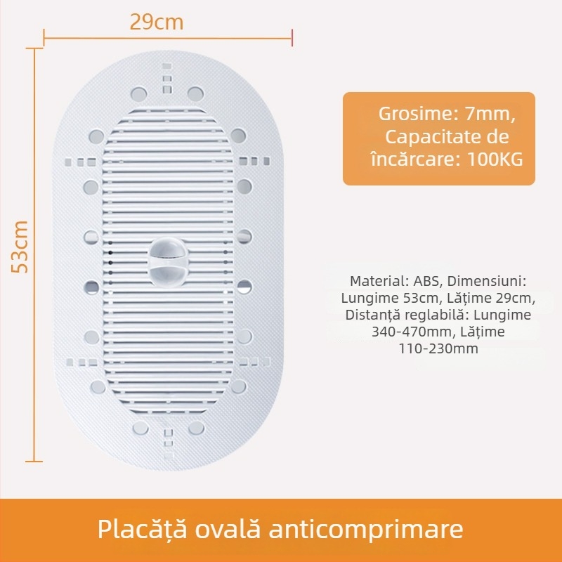Capac de toaletă tip squat — material PP, brand excellent, fără rezervor de apă, stil modern minimalist