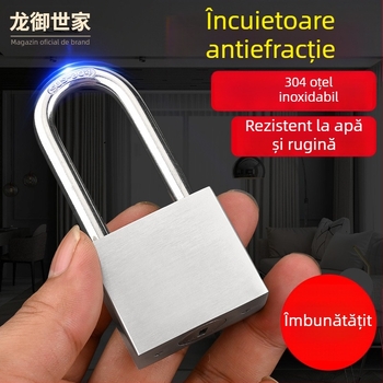 Lacăt exterior pentru curte — oțel inoxidabil, deschidere drept, marca Gu Rui, pentru alte aplicații