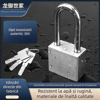 Lacăt exterior pentru curte — oțel inoxidabil, deschidere drept, marca Gu Rui, pentru alte aplicații
