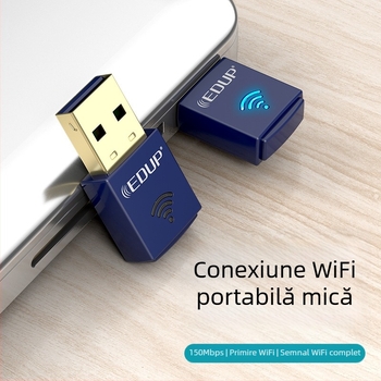 EDUP EP-N8568 Card USB Wireless de rețea cu Bluetooth - 2.4 GHz, 150 Mbps, IEEE 802.11b/g/n