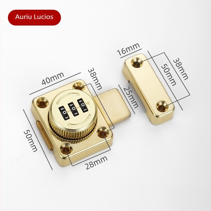 Încuietoare cu cod pentru dulapuri și sertare, din aliaj de zinc, model încuietoare cu cod, potrivită pentru dulapuri și garderobe, stil modern minimalist