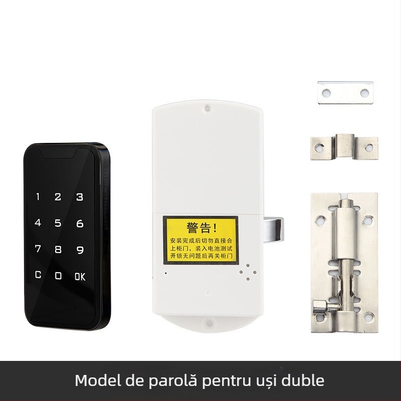 Dulap garderobă cu încuietoare electronică pe bază de parolă – Plastic, Model 1703-plastic, Stil modern minimalist