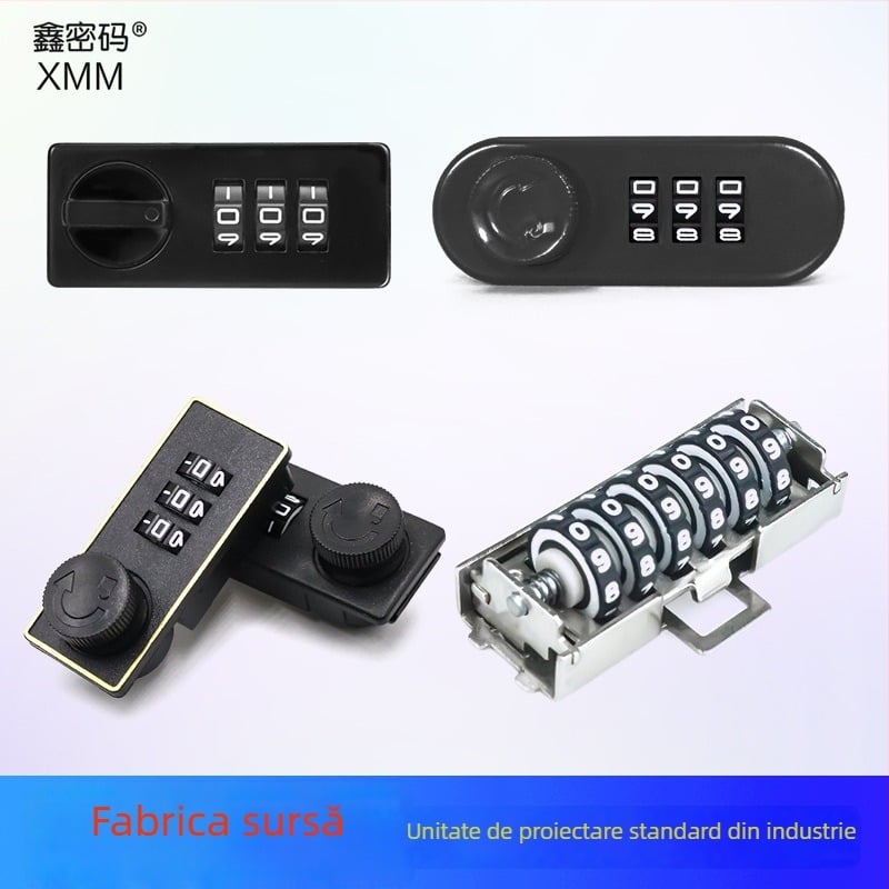 Lacăt de sertar digital mecanic din aliaj de zinc (Modele: 5016/5005/5012/5018) – pentru truse de scule, mobilier, cutii poștale, cutii de cosmetică și cutii cadou