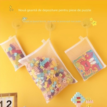 Geantă de depozitare pentru puzzle-uri - formă cub, nylon, model 6023, multifuncțională (model 6023, nylon, formă cub, multifuncțională)