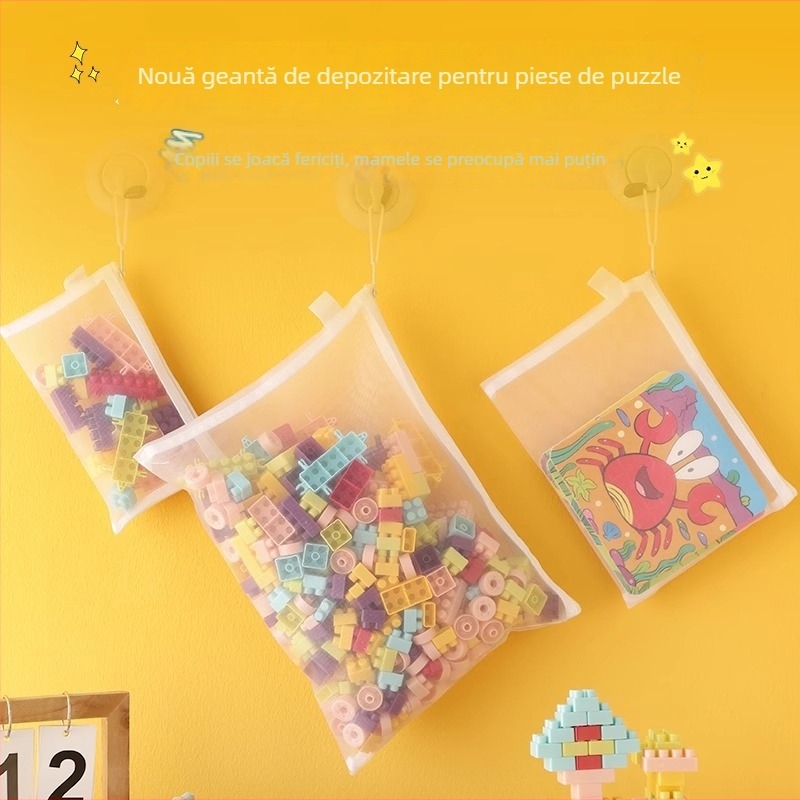Geantă de depozitare pentru puzzle-uri - formă cub, nylon, model 6023, multifuncțională (model 6023, nylon, formă cub, multifuncțională)