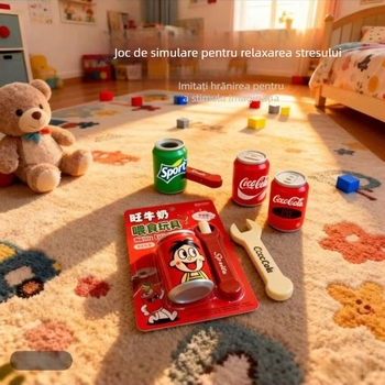 Set de bucătărie simulat pentru joacă cu ramen și mâncare bento; interacțiune în casă; material plastic; potrivit pentru copii 4–6 ani