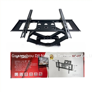 Suport de perete pentru TV CP602 – Fier, suport telescopic rotativ, reglaj sus-jos, 5,1 kg, Compatibil cu TV-tabletă