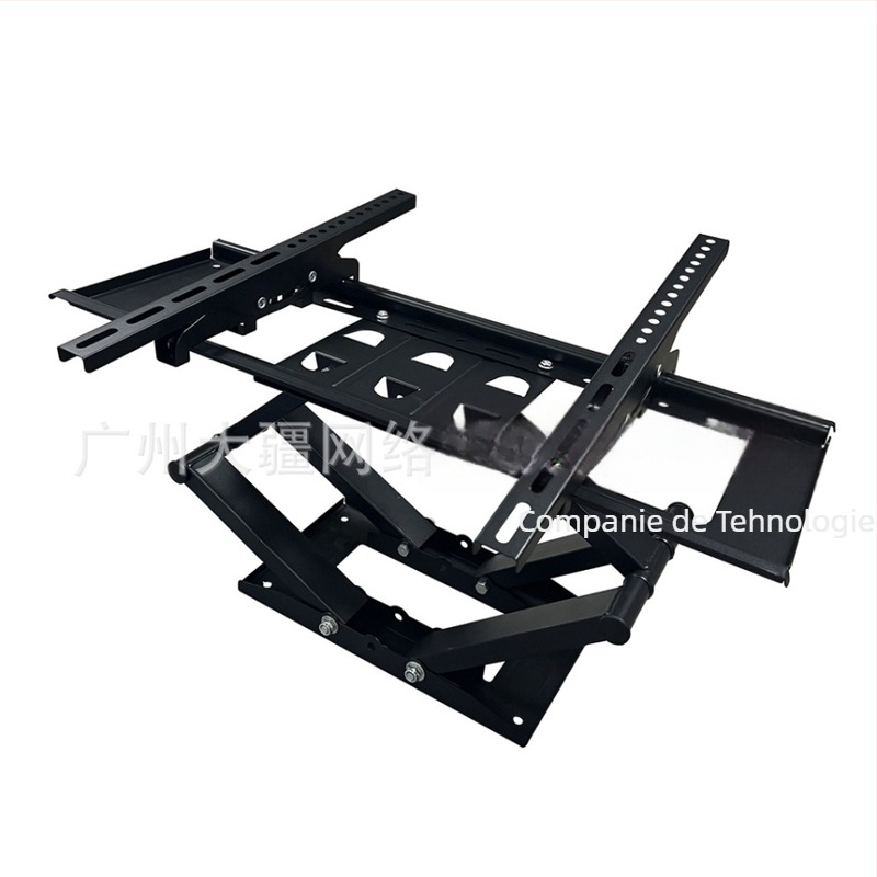 Suport de perete pentru TV CP602 – Fier, suport telescopic rotativ, reglaj sus-jos, 5,1 kg, Compatibil cu TV-tabletă