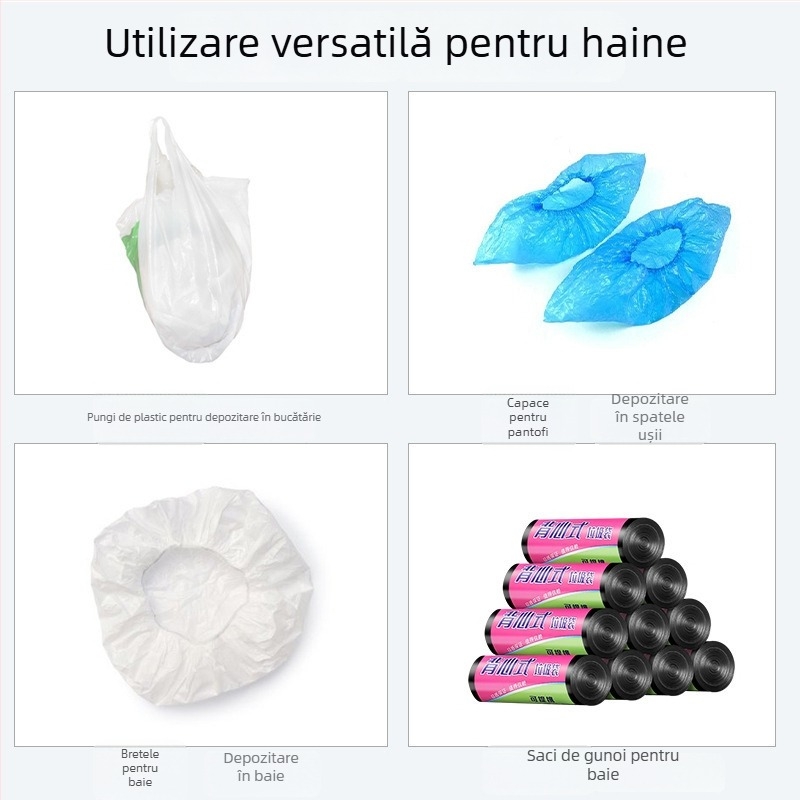 Organizator de perete pentru sacoșe de gunoi din poliester, capacitate mare, bucătărie, multifuncțional