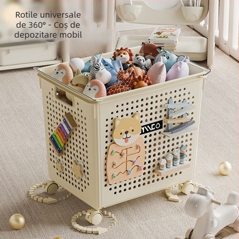 Cutie de depozitare din plastic pentru jucării, cu logo Chongfa, design modern minimalist, personalizabil