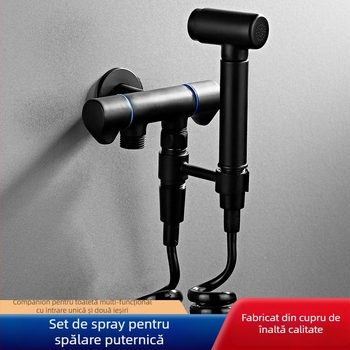 Pistol de pulverizare pentru toaletă, din cupru, montaj pe perete, model Toilet companion, diametrul interior 2, certificat CE