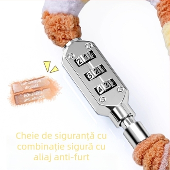 Lacăt cu parolă pentru cască – Anti-furt, Kepu, Cod produs Kp-mrmms-666, Stil modern minimalist (Cod: Kp-mrmms-666; Marcă: Kepu; Stil: modern minimalist)