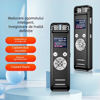 Pix de înregistrare ZD43B — WAV, 5700 minute de înregistrare, rază de 10 m, USB 2.0, carcasă din aliaj de zinc