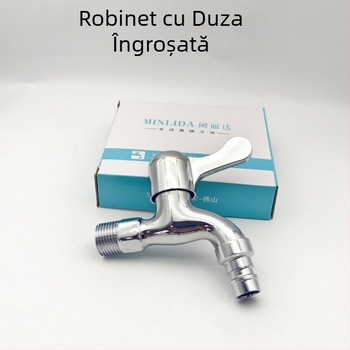 Robinet de bucătărie pentru apă rece, cu un singur mâner, pentru conectare la mașina de spălat și chiuveta mop, cartuș ceramic, corp din cupru, 60°C max, 1.6 MPa