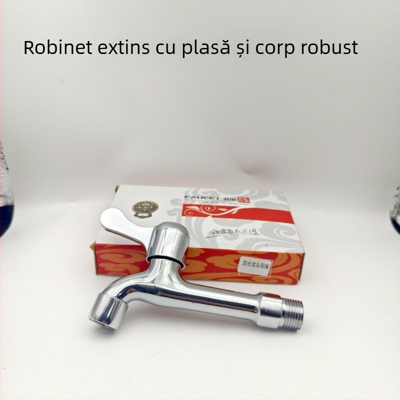 Robinet de bucătărie pentru apă rece, cu un singur mâner, pentru conectare la mașina de spălat și chiuveta mop, cartuș ceramic, corp din cupru, 60°C max, 1.6 MPa