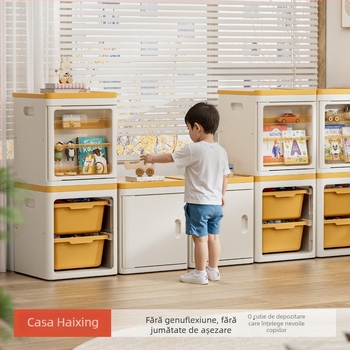 Dulap cu sertare pentru copii, capacitate 60–70 L, material PP, model Xh-he127/128/129, depozitare portabilă multifuncțională