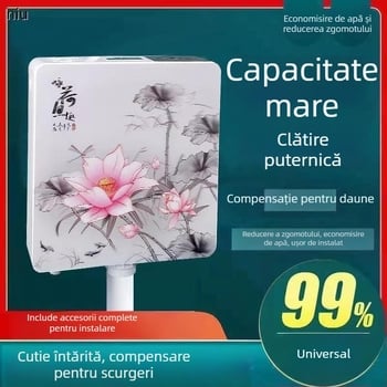 Rezervor de clătire pentru montat pe perete pentru toaletă de tip squat, economisire de apă, debit mare, plastic, brand SKALUN/Shang Karen