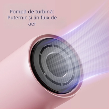 Uscător de păr cu motor DC fără perii, 1000W, 220V, 4 viteze de flux, aer cald/rece