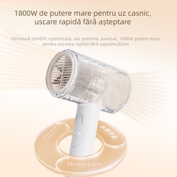 Uscător de păr Midea FJ102, 1800 W, motor DC, 220 V, 10.000 de ioni negativi, aer rece/cald