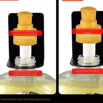 Raft de baie din oțel inoxidabil montat pe perete pentru dezinfectant de mână și lichid de vase — set din 2 piese | oțel inoxidabil 201 | certificare CE