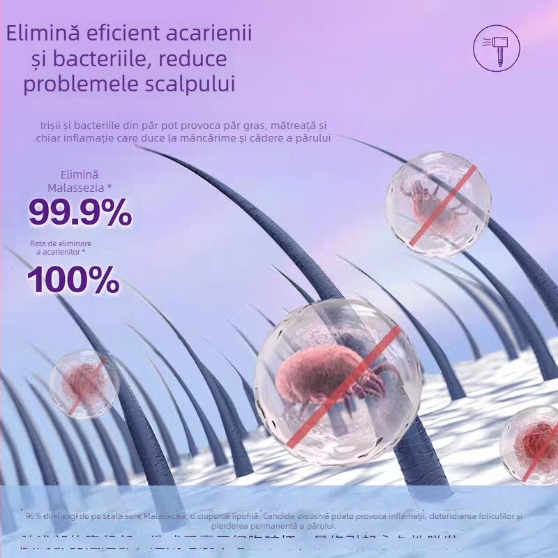 Uscător de păr cu motor brushless - 1600 W, aer rece/cald, ioni negativi, 2 trepte de viteză