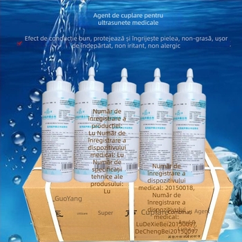 Gel de cuplare cu ultrasunete Jinyang, portabil, 250 ml, IPX1 rezistent la apă