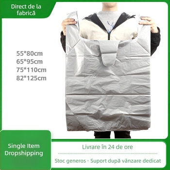 Geantă de depozitare, în formă de geantă, din PE, multifuncțională, pentru mutări