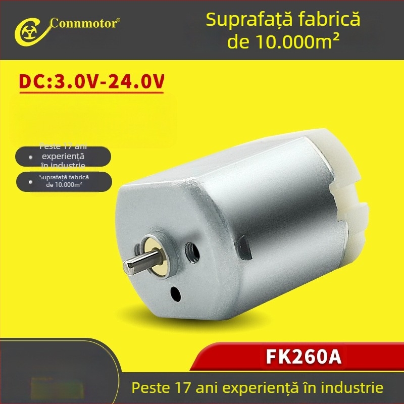Motor cu perii – Micro motor DC, sub 36V, certificat ISO9001, pentru mici aparate și jucării